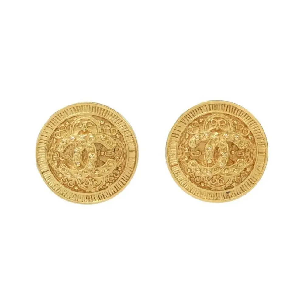CHANEL Gold Earrings